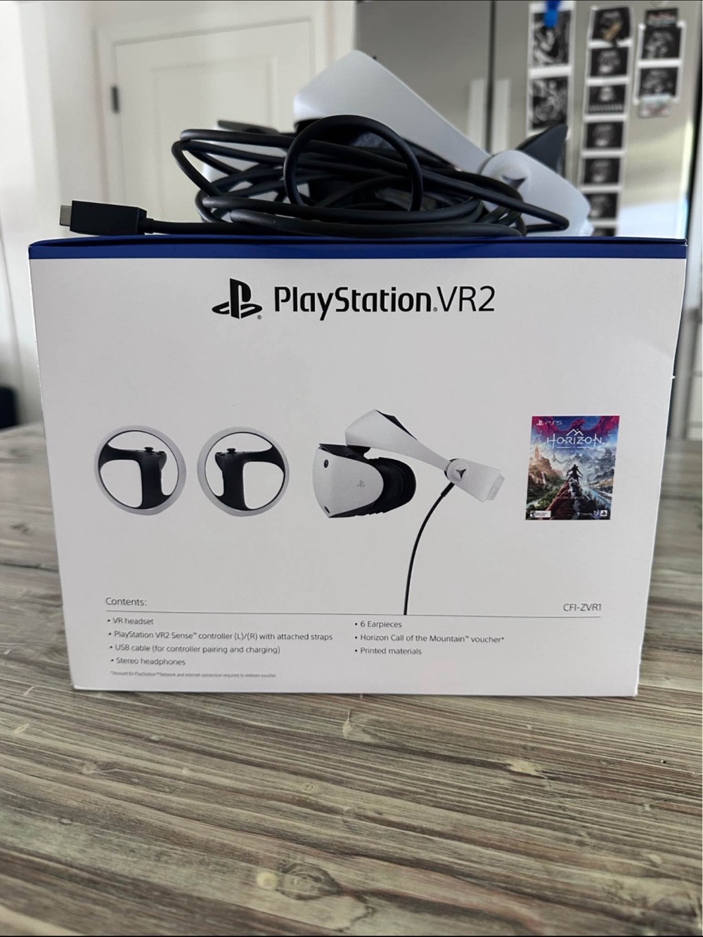 Sony PlayStation VR2 Headset in White with Black Accents